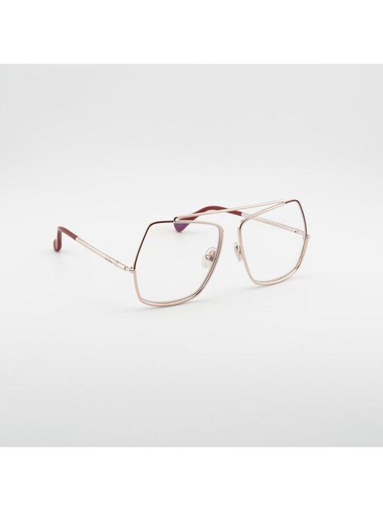 Max Mara MM5118-B 028 Eyeglasses Rose Gold 58mm Square Frame